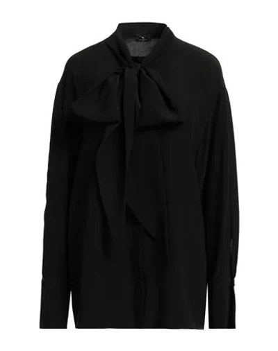 Etro Woman Shirt Black Size 10 Silk