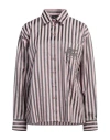 Etro Pegaso-embroidered Striped Shirt In Pink
