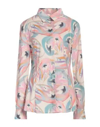 Etro Woman Shirt Blush Size 12 Cotton, Elastane In Pink