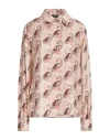 Etro Paisley Printed Silk Charmeuse Shirt In Pink