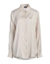 Etro Woman Shirt Cream Size 6 Silk In White