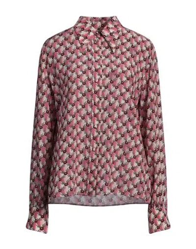 Etro Floralia-print Silk Shirt In Pink