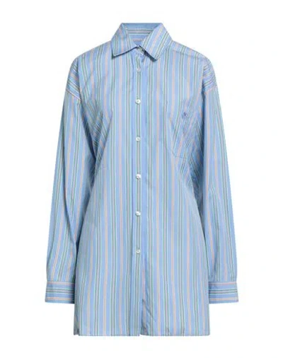 ETRO ETRO WOMAN SHIRT LIGHT BLUE SIZE 8 COTTON