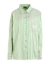 Etro Woman Shirt Light Green Size 8 Cotton, Viscose, Silk