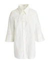 Etro Woman Shirt Off White Size 4 Cotton, Polyamide In Off White