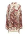 Etro Long Sleeved Pattern-printed Shirt In Multi