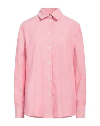 Etro Pegaso-motif Cotton Shirt In Pink