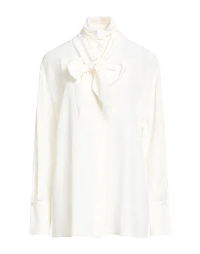 Etro Woman Shirt White Size 8 Silk