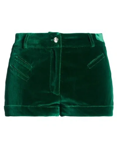 Etro Woman Shorts & Bermuda Shorts Green Size 10 Cotton, Elastane
