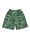 Etro Toddler Girl Shorts & Bermuda Shorts Green Size 4 Cotton, Polyamide In Green