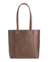 Etro Mini Double Handle Shoulder Bag In Brown
