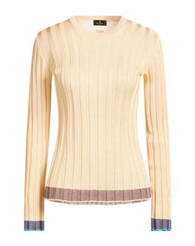 Etro Woman Sweater Apricot Size 4 Viscose In Neutral