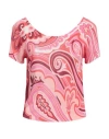 Etro Woman Sweater Coral Size 8 Viscose In Red