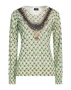 Etro Micro Floral-print Silk Button-front Shirt In Green