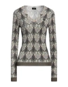 Etro Woman Sweater Light Green Size 10 Virgin Wool