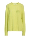 Etro Woman Sweater Lime Green Size 6 Cashmere In Green