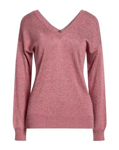 Etro Woman Sweater Red Size 12 Viscose, Polyester