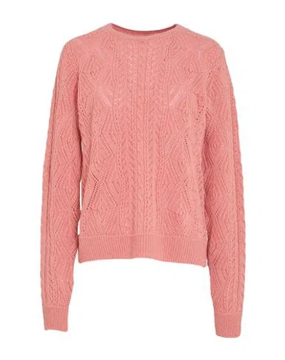 Etro Woman Sweater Salmon Pink Size 4 Wool