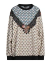 Etro Oversize Printed Crew Neck Sweatshirt Clothing In Yellow