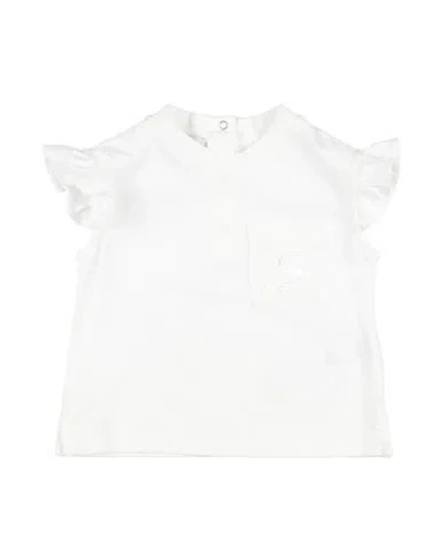 Etro Babies'  Newborn Girl T-shirt White Size 3 Cotton, Elastane, Viscose