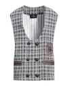 Etro Gilet In Misto Lana Ricamata Donna In Blue