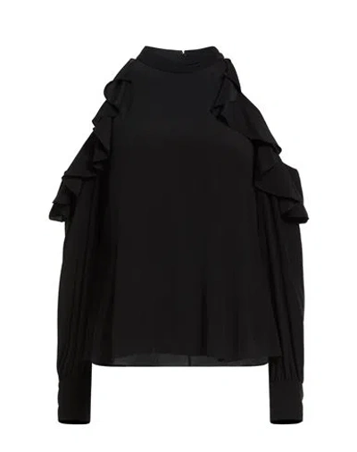 Etro Woman Top Black Size 8 Silk