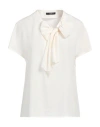 Etro Woman Top Ivory Size 12 Silk In White