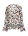 Etro Woman Top Mustard Size 12 Silk In Yellow