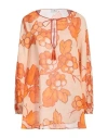 Etro Floral Printed Blouse In Orange