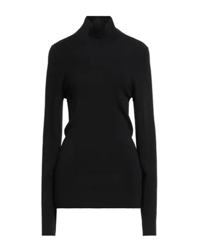 Etro Woman Turtleneck Black Size 12 Wool