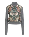 Etro Floral Knit Turtleneck Top In Multi
