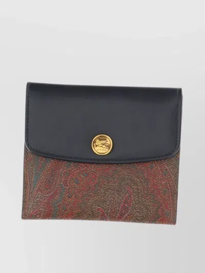 Etro Woman's Wallet 11.5x10.5 In Black