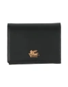 Etro Woman Wallet Black Size - Calfskin In Black