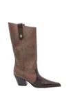 Etro Paisley Jacquard Knee-high Boots