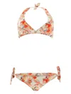 Etro Floral-pattern Two-piece Bikini In White