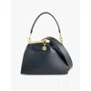 Etro Womens Black Vela Medium Leather Shoulder Bag In Black