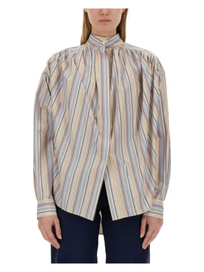 ETRO WOMEN'S BLOUSE WITH STRIPE PATTERN SHIRT | SIZE 38 | WRIA0006