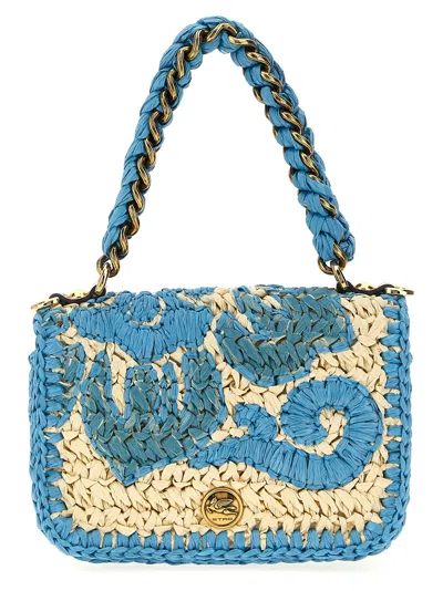Etro Light Blue Bond Small Crossbody Bag