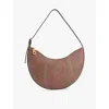 Etro Medium Paisley Leather Shoulder Bag In Brown