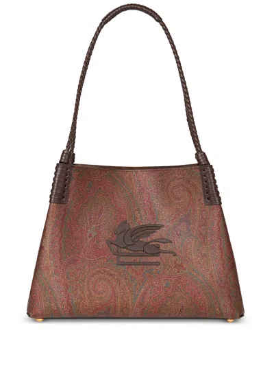 Etro Women Brown Leather Bag