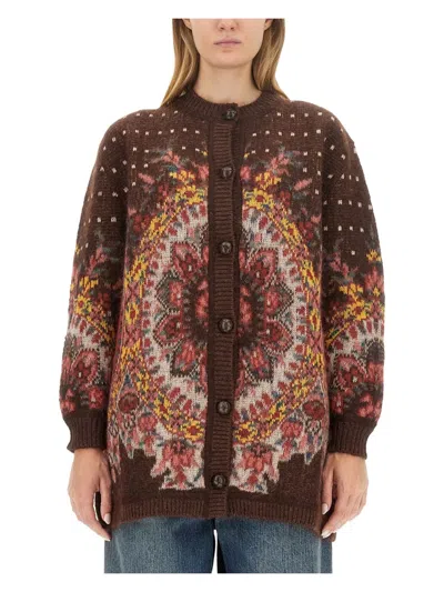 ETRO WOMEN'S CARDIGAN WITH LOGO