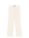 Etro Slub Linen-blend Trousers In Pink