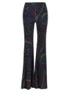Etro Women Chenille Pants In Blue