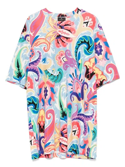 Etro Women's Comfortable Viscose Blend T-shirt T-shirt | Size Medium | Wrma0007