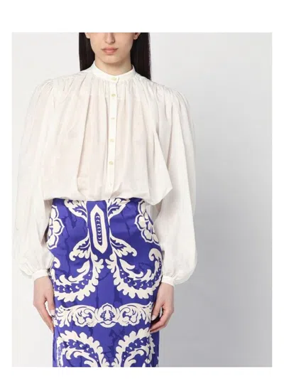 ETRO WOMEN'S COTTON AND SILK SHIRT