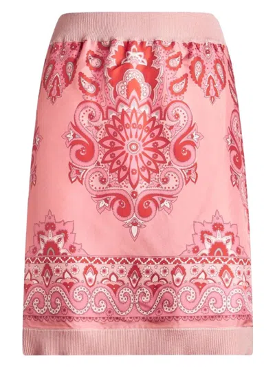 Etro Women's Cotton Blend Mini Skirt