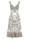 Etro Cotton Bralette Dress Women In White