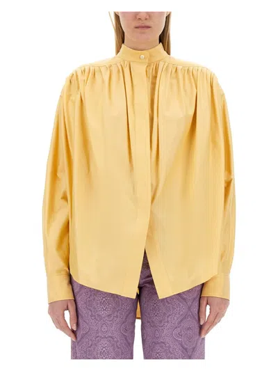 ETRO WOMEN'S COTTON POPLIN BLOUSE SHIRT