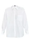 Etro Pegaso Embroidered Button-up Shirt In White