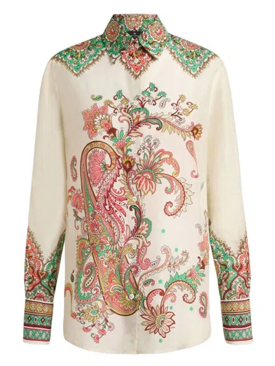 ETRO WOMEN'S COTTON SHIRT | SIZE 42 | WRIA0013AK779